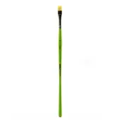 Liquitex Free-Style Detail Paint Brush, Synthetic, Size 6, Bright Bristle, Green