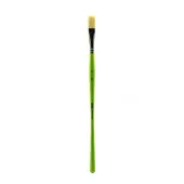 Liquitex Free-Style Detail Paint Brush, Synthetic, Size 8, Flat Bristle, Green
