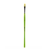 Liquitex Free-Style Detail Paint Brush, Synthetic, Size 6, Filbert Bristle, Green