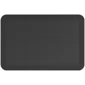 GelPro Designer Comfort Polyurethane Anti-Fatigue Mat For Hard Floors, 20"" x 30"", Grasscloth Charcoal