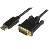 StarTech.com DisplayPort to DVI Converter Cable - DP to DVI Adapter - 3ft - 1920x1200 - 3 ft DisplayPort/DVI Video Cable  - DP2DVI2MM3