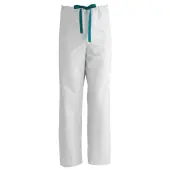 Medline ComfortEase™ Unisex Regular Drawstring Cargo Scrub Pants, 5X, White