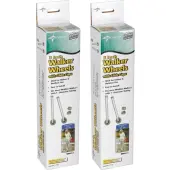Medline Walker Replacement Casters, 3"", Gray, Case Of 2