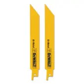 Black+Decker DeWalt 14 TPI Metal Cutting Reciprocating Saw Blades, 6"" Length