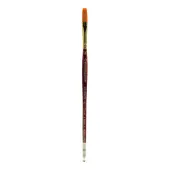 Grumbacher Goldenedge Watercolor Paint Brush, 1/4"", Stroke Bristle, Sable Hair, Dark Red