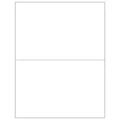 Tape Logic® Inkjet/Laser Labels, LL135, Rectangle, 8 1/2"" x 5 1/2"", White, Case Of 200