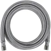 Certified Appliance Accessories® Braided Stainless Steel PEX Ice Maker Connector with 1/4-In. Compression, 5-ft., IM60PEX