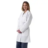 Medline Ladies' Full-Length Lab Coat, Large, White