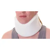 Medline Soft Foam Cervical Collar, X-Small, 3 3/4"" x 13"", White