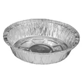 HFA Foil Pans, 24 Oz, 9"" x 1 1/16"", Silver, Carton Of 200