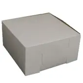 Cake Boxes, 10"" x 10"" x 5"", White, Case Of 100