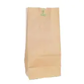 Duro® Novolex™ #8 Paper Bags, 12 7/16""H x 6 1/8""W x 4 1/8""D, Kraft, Pack Of 500