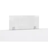 Rosseto Serving Solutions Avant Guarde 360° Safety Shield, Sneeze Guard, 20"" x 48"", Semi-Clear