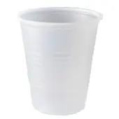 Edris Plastics Flexible Plastic Cups, 5 Oz, Carton Of 2,500