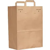 Duro Bag Novolex™ Paper Shopping Bags With Handles, 17""H x 12""W x 7""D, Kraft, Carton Of 300