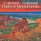 2025 BrownTrout Colorado National Parks & Monuments Monthly Square Wall Calendar, 12"" x 12"", American States, Jan to Dec 2025, 9781975474706