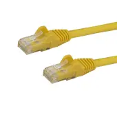 StarTech.com 3ft CAT6 Ethernet Cable - Yellow Snagless Gigabit CAT 6 Wire - 3ft Yellow CAT6 up to 160ft - N6PATCH3YL