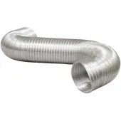 Deflecto® Dryer Vent Hose, 96"", Aluminum