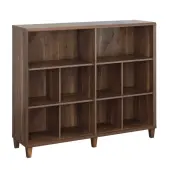 Sauder® Willow Place 46""H 10-Cubby Display Bookcase, Grand Walnut