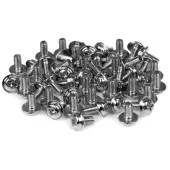 StarTech.com Computer Screws M3x 1/4in Long Standoff - 50 Pack - Computer Assembly Screw - 0.20"" - Pan, Hex - SCREWM3