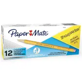 Paper Mate® Sharpwriter® Mechanical Pencils, 0.7mm, #2 Lead, Yellow Barrel, Pack Of 12