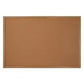 Office Depot® Brand Cork Bulletin Board, 24"" x 36"", Wood Frame With Light Oak Finish