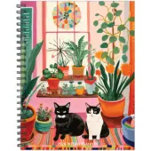 2026 Willow Creek Press Softcover Weekly/Monthly Planner, 6-1/2"" x 8-1/2"", Cats Love Plants, January To December, 56653