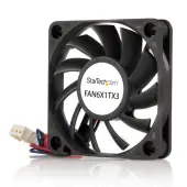 StarTech.com Replacement 60mm Ball Bearing CPU Case Fan - TX3 Connector - System fan kit - 60 mm - Add additional chassis cooling with a 60mm ball bea