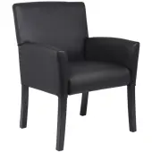 Boss Office Products Box-Arm Chair, Black
