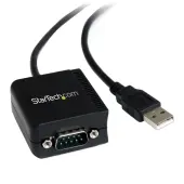 StarTech.com USB to Serial Adapter - Optical Isolation - USB Powered - FTDI USB to Serial Adapter - USB to RS232 Adapter Cable - ICUSB2321FIS
