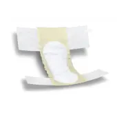 FitRight Basic Disposable Briefs, X-Large, White/Yellow, Bag Of 25 Briefs