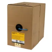 StarTech.com 500 ft Roll of Blue Plenum CMP Cat5e Solid UTP Bulk Cable  - 500ft Cat5e Ethernet Bulk Cable - 500ft Roll Blue Plenum Cat5e Bulk Cable -