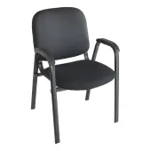 Realspace® Stacking Guest Office Chair, Black