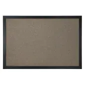 Office Depot® Brand Cork Bulletin Board, 18"" x 24"", Black Finish Frame