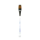 Winsor & Newton Cotman Watercolor Paint Brush 777, 3/4"", One-Stroke Bristle, Synthetic, Clear