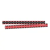 Barker Creek Double-Sided Border Strips, 3"" x 35"", Just Dotty, Set Of 24