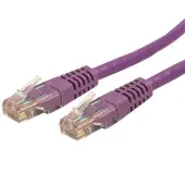 StarTech.com 6 ft Cat 6 Purple Molded RJ45 UTP Gigabit Cat6 Patch Cable - 6ft Patch Cord - First End: 1x R - C6PATCH6PL