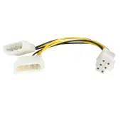 StarTech.com 6in LP4 to 6 Pin PCI Express Video Card Power Cable Adapter - 6 pin internal power (M) - LP4PCIEXADAP