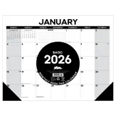 2026 Willow Creek Press Desk Pad Calendar, 22"" x 17"", Basic, January To December, 57209