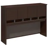 Bush Business Furniture Series C Components Hutch 60""W, Mocha Cherry, Standard Delivery