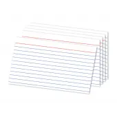 Office Depot® Brand Index Cards, Ruled, 5"" x 8"", White, Pack Of 300, OD10003