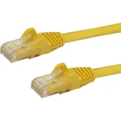StarTech.com 5ft Yellow Cat6 Patch Cable with Snagless RJ45 Connectors - Cat6 Ethernet Cable - 5 ft Cat6 UTP Cable - 5 ft Category 6 Network Cable