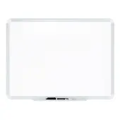 Office Depot® Brand Non-Magnetic Melamine Dry-Erase Whiteboard, 18"" x 24"", Plastic Frame With White Finish