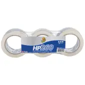Duck® HP260™ Packaging Tape, 2"" x 60 Yd., Clear, Pack Of 3 Rolls