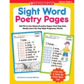 Scholastic Sight Word Poetry Pages