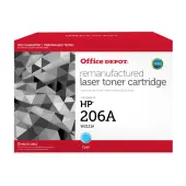 Office Depot® Brand Remanufactured Cyan Toner Cartridge Replacement For HP 206A, W2111A