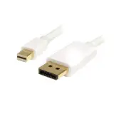 StarTech.com 2m (6ft) Mini DisplayPort to DisplayPort 1.2 Cable, 4K x 2K mDP to DisplayPort Adapter Cable, Mini DP to DP Cable  - MDP2DPMM2MW