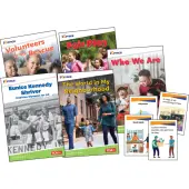 Teacher Created Materials iCivics: Community & Social Awareness 5-Book Set & Game Cards, Grade 1