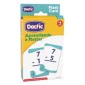 Dactic Subtracting Flashcards, 5"" x 3-7/16"", All Ages, Set Of 56 Flashcards