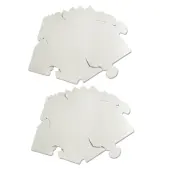 Roylco We All Fit Together Giant Puzzle Pieces, 30 Pieces Per Pack, Set Of 2 Packs